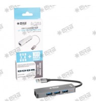 USB-C Combo Hub (3*USB 3.0 Ports + Gigabit Lan)- Altima ER2013UCGL3U