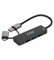 2-in-1 USB-C/A 4-Ports USB Hub (USB3.0*4) ER2021CU4