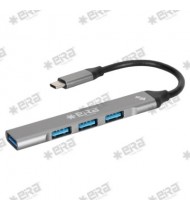 USB-C to 4-Ports Hub (USB3.0*1 + USB2.0*3) ER2020C4